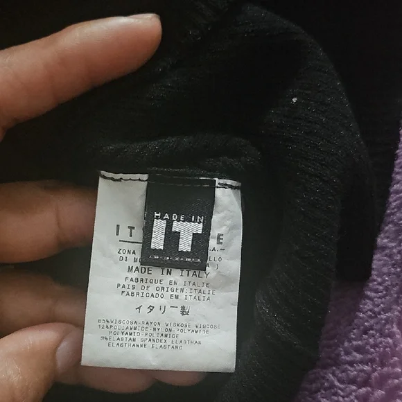 Versace Collection Black Knit Top - Picture 3 of 5